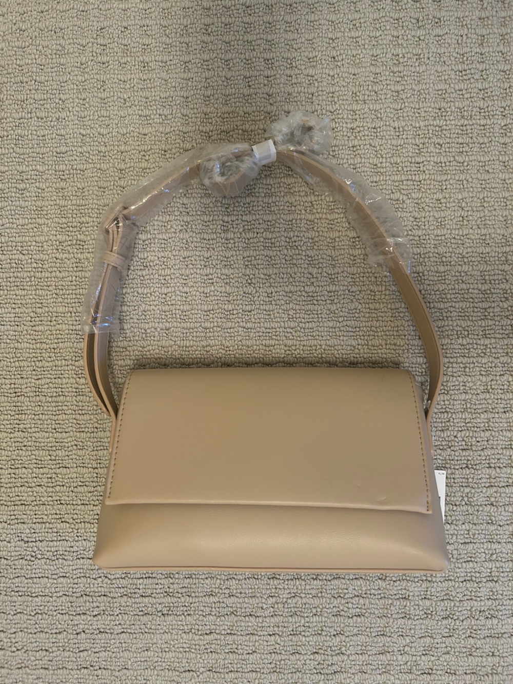 NWT Anthropologie Soft Foldover Shoulder Bag Quiet Luxury/Minimalist Style